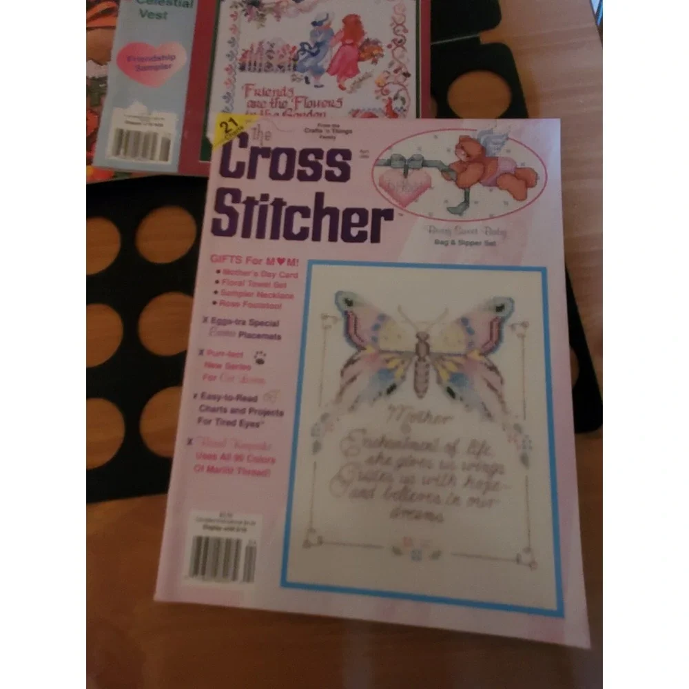 Lot 6 The Cross Stitcher Magazines 1994 Cross Stitch Charts Magazines Christmas